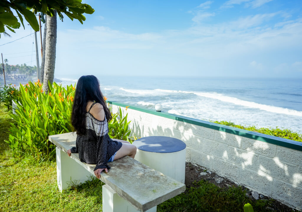 varkala cliff view