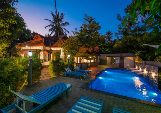 private pool villa in Kovalam